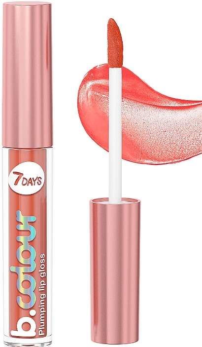 Błyszczyk do ust zwiększający objętość - 7 Days B.Colour Plumping Lip Gloss — Zdjęcie N1