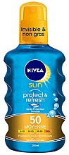 Przeciwsłoneczny balsam do ciała - Nivea Sun Protect & Refresh Lotion SPF50 — Zdjęcie N1