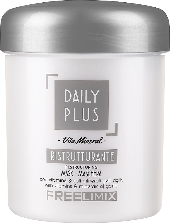 Maska z witaminami i minerałami do włosów farbowanych - Freelimix Daily Plus Vita Mineral Mask — Zdjęcie N1