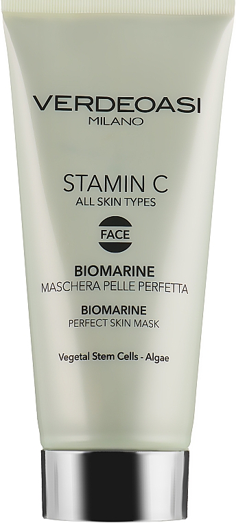 Pielęgnująca maska do skóry twarzy - Verdeoasi Stamin C Biomarine Perfect Skin Mask