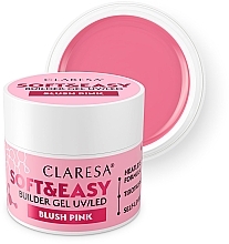 Modelujący żel do paznokci - Claresa Soft & Easy Builder Gel UV/LED Blush Pink — Zdjęcie N2