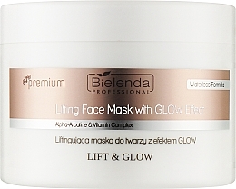 Pudrowa maseczka liftingująca do twarzy z efektem rozświetlenia - Bielenda Professional Lift & Glow Lifting Powder Face Mask with Glow Effect — Zdjęcie N1