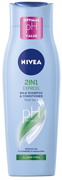 Szampon 2 w 1 Ekspresowa pielęgnacja - NIVEA Hair Care 2 in 1 Express Shampoo — Zdjęcie N1