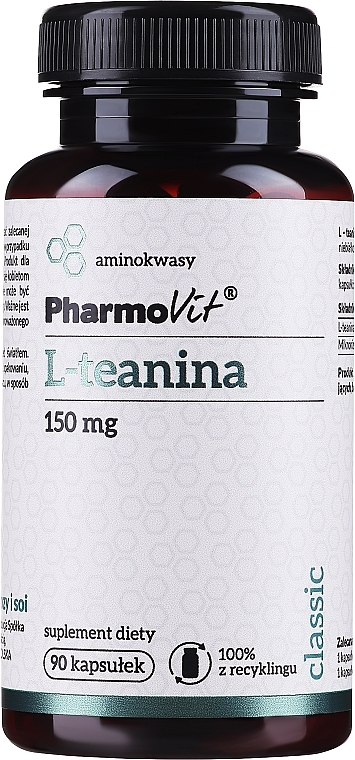 Suplement diety L-Teanina - PharmoVit Classic L-Teanina 150 Mg — Zdjęcie N1