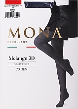 Kup Rajstopy damskie Melange 3D, 70 DEN, denim - Mona