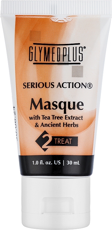 Maska do cery trądzikowej - GlyMed Plus Serious Action Masque with Herbals Extract