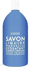 Kup Nawilżające mydło do rąk w płynie - Compagnie De Provence Algue Velours Hydrating Liquid Soap Refill