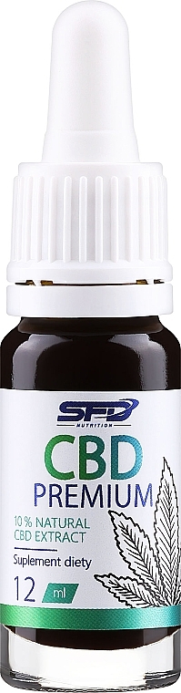 Olej konopny 10% - SFD Nutrition CBD Premium 10% — Zdjęcie N1