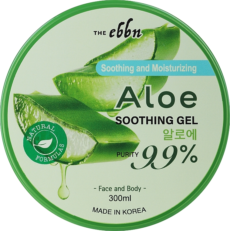 Aloesowy żel łagodzący do twarzy i ciała - The Ebbn Shooting & Moisture Aloe Sooting Gel 97% Purity — Zdjęcie N1