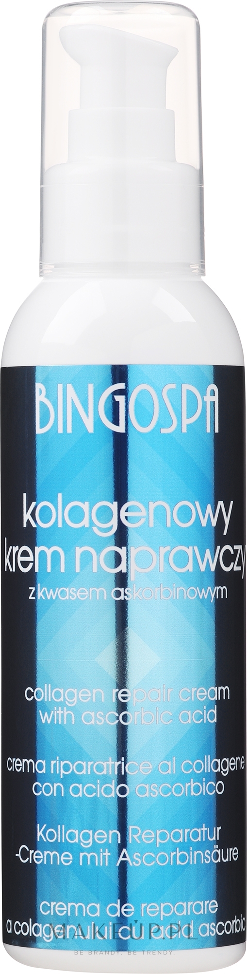 Kolagenowy krem naprawczy z kwasem askorbinowym - BingoSpa Collagen Repair Cream  — Zdjęcie 135 g