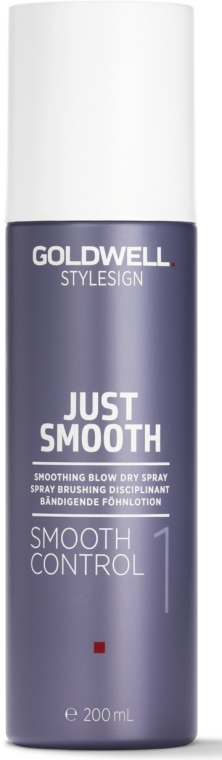 Wygładzający spray do włosów podczas suszenia blow dry - Goldwell Style Sign Just Smooth Control Blow Dry Spray — Zdjęcie N1