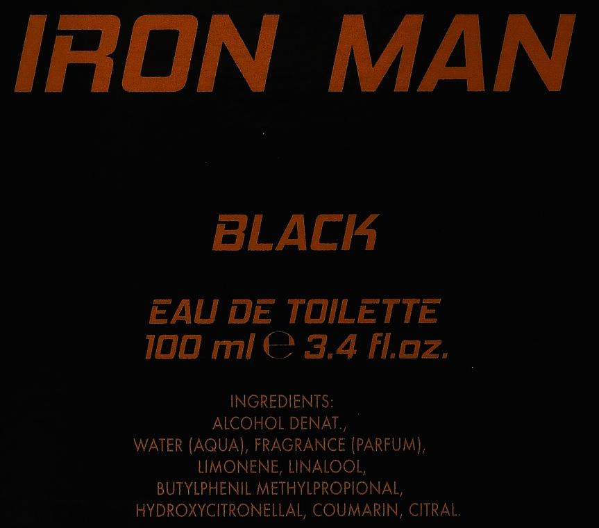 Marvel Iron Man Black Eau - Woda toaletowa — Zdjęcie N3