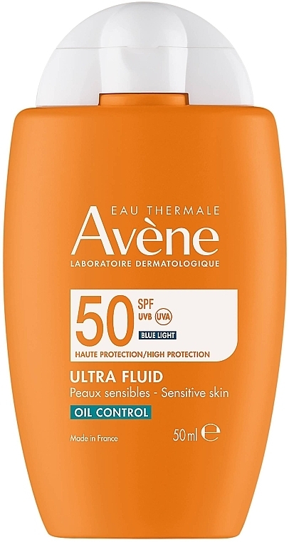 Fluid przeciwsłoneczny - Avene Eau Thermale Ultra Fluid Oil Control Matifying SPF50 — Zdjęcie N1