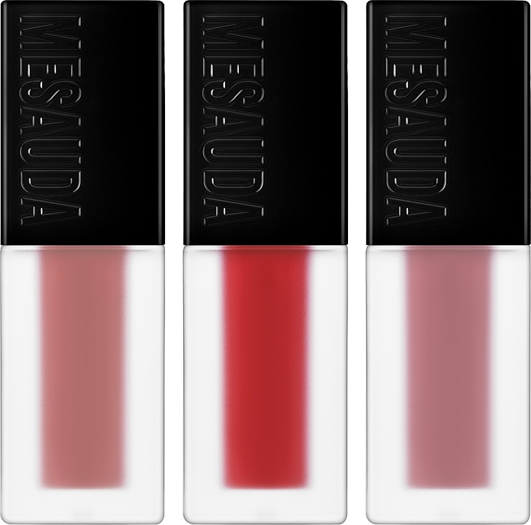 Zestaw - Mesauda Matte Couture Kit (lipstick/3pcs) — Zdjęcie N2