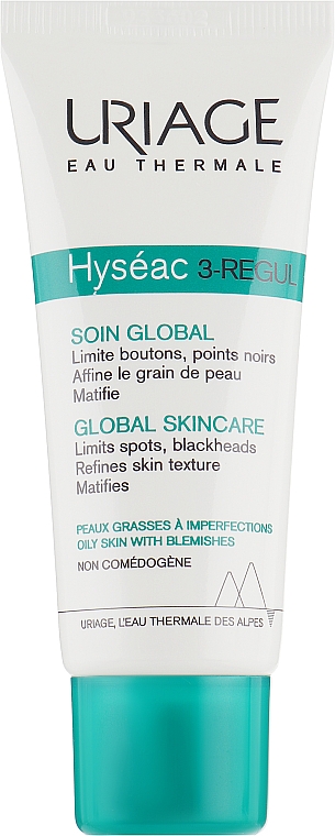 Krem do skóry tłustej i problematycznej - Uriage Hyseac 3-Regul Global Skin Care