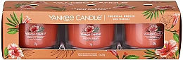 Zestaw świec zapachowych - Yankee Candle Tropical Breeze (candle/3x37g) — Zdjęcie N1