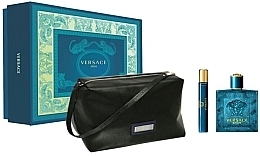 Zestaw dla mężczyzn - Versace Eros (edt 100 ml + edt 10 ml + bag) — Zdjęcie N1