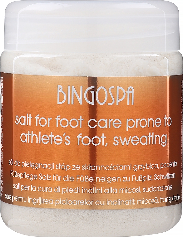 Sól do stóp ze skłonnościami do grzybicy i pocenia - BingoSpa Salt For Feet  — Zdjęcie N1