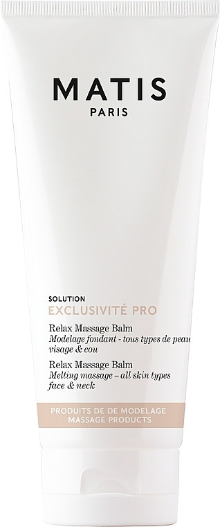 Balsam do masażu twarzy i szyi - Matis Exclusive Pro Relax Massage Balm — Zdjęcie N1