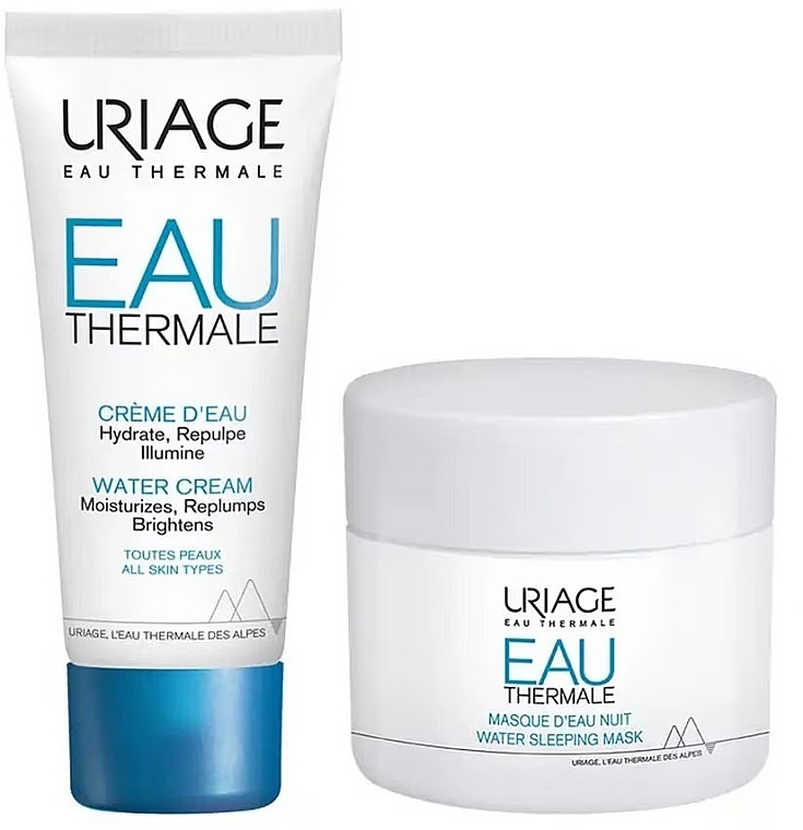 Zestaw - Uriage Eau Thermale Water Cream & Mask Gift Set (f/mask/15ml + f/cr/40ml) — Zdjęcie N2