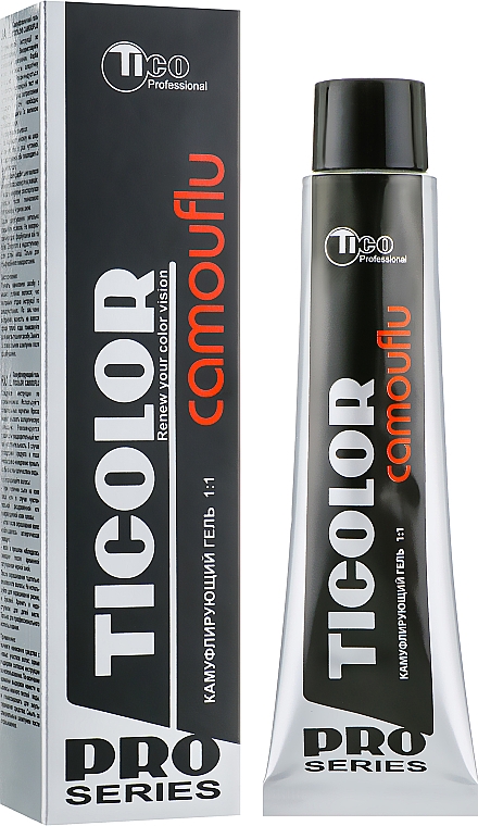 Żel maskujący do włosów siwych - Tico Professional Ticolor Gel Color For Man