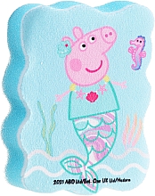 Gąbka dla dzieci, Świnka Peppa jako syrenka - Suavipiel Peppa Pig Bath Sponge — Zdjęcie N1