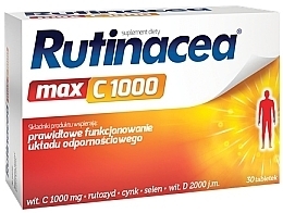Kup Kompleks witamin i minerałów - Aflofarm Rutinacea Max C 1000