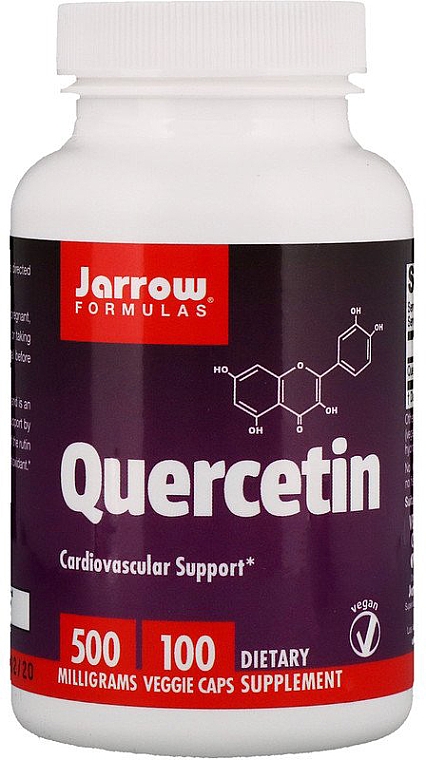 Suplement diety Kwercetyna - Jarrow Formulas Quercetin 500 mg — Zdjęcie N1