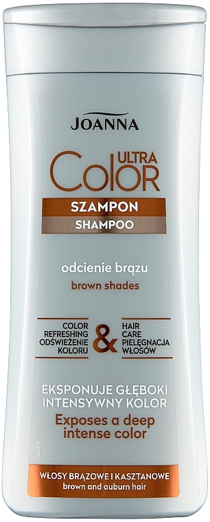 Szampon podkreślający odcień włosów brązowych i kasztanowych - Joanna Ultra Color System — Zdjęcie N3