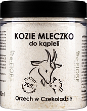 Kozie mleczko do kąpieli Orzech w czekoladzie - E-Fiore — Zdjęcie N1