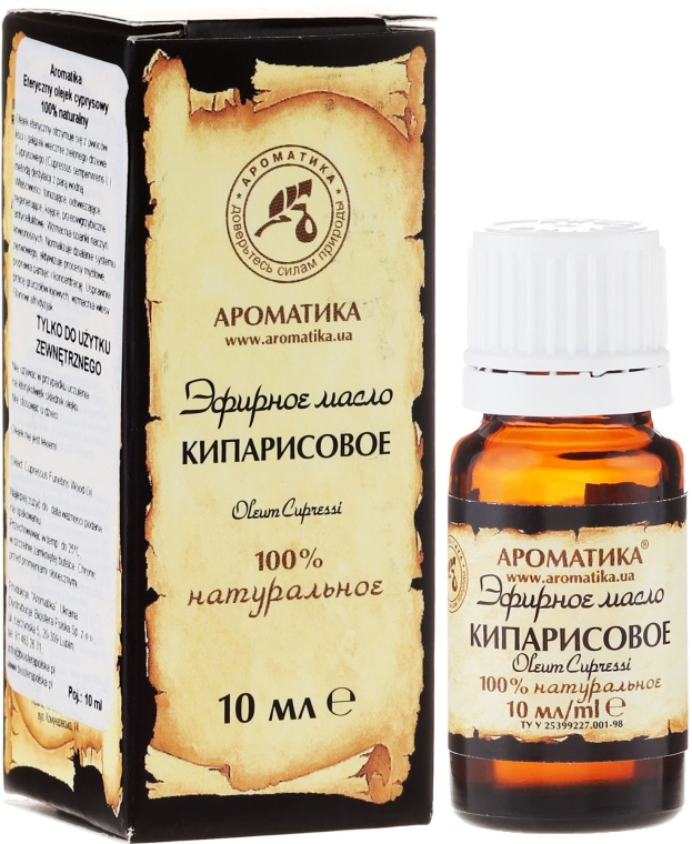 100% naturalny olejek cyprysowy - Aromatika