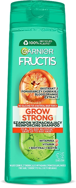Szampon wzmacniający Witaminy i siła - Garnier Fructis Vitamin & Strength Shampoo — Zdjęcie N1