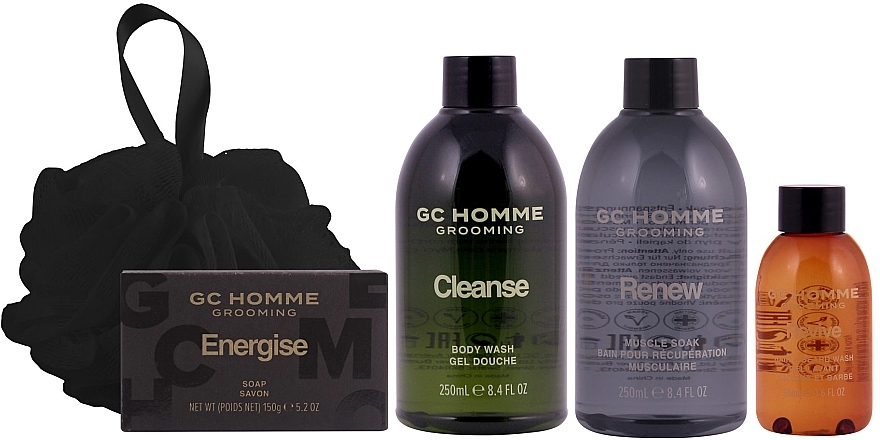Zestaw, 6 produktów - Grace Cole GC Homme Grooming Weekend Getaway  — Zdjęcie N3