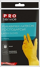 Mocne lateksowe rękawiczki domowe, rozmiar L - PRO service Standart — Zdjęcie N1