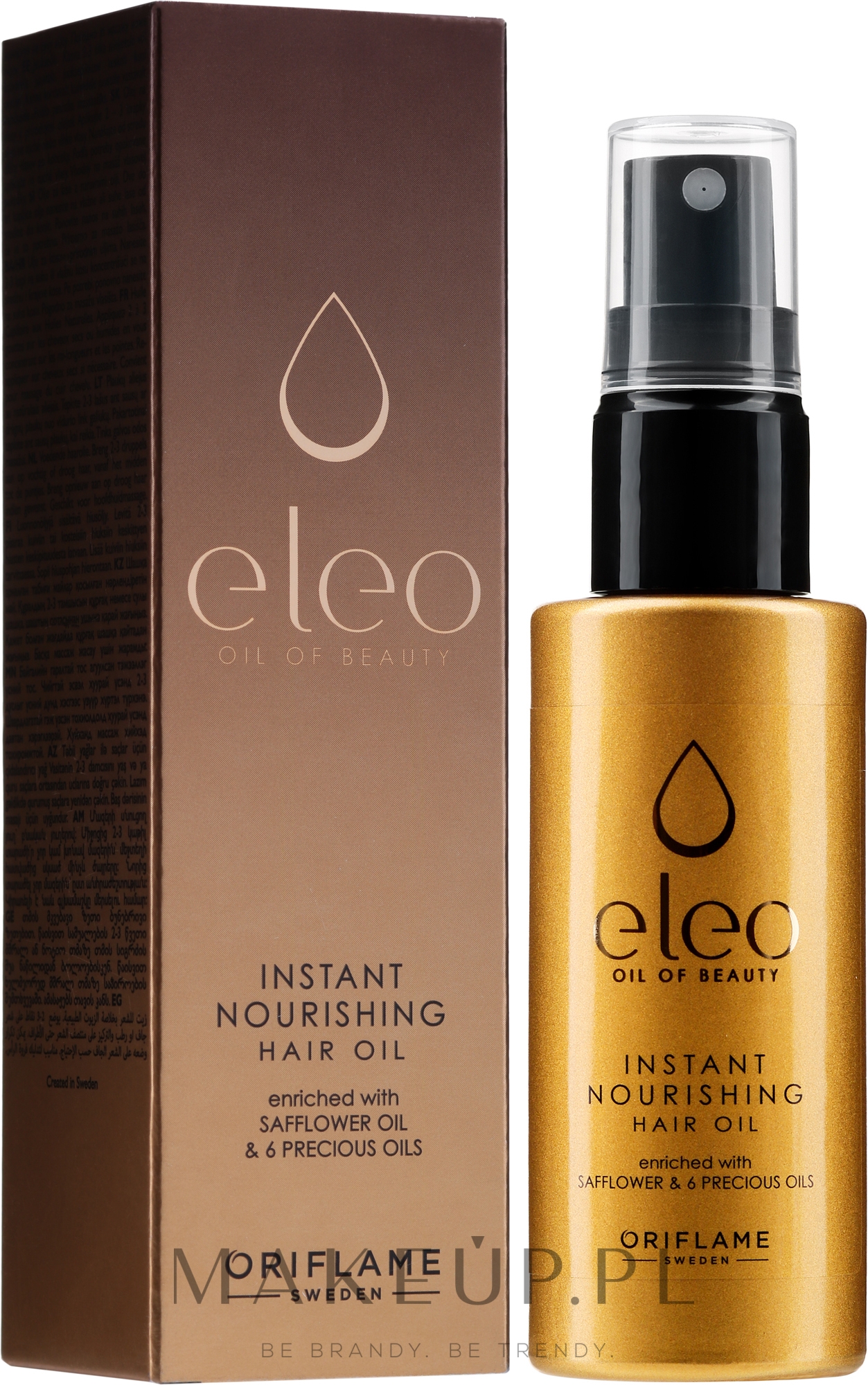 Odżywczy olejek do włosów - Oriflame Eleo Instant Hair Oil — Zdjęcie 50 ml