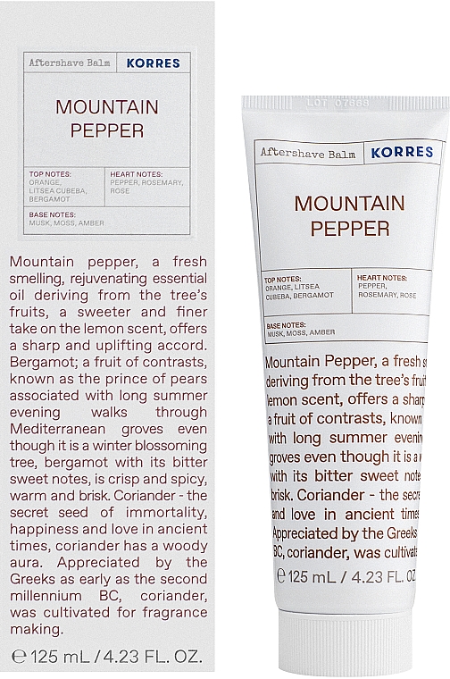 Korres Mountain Pepper - Balsam po goleniu — Zdjęcie N2