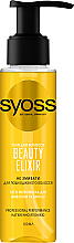 Olej do włosów zniszczonych - Syoss Beauty Elixir — Zdjęcie N1