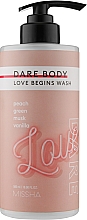 Nawilżający żel pod prysznic - Missha Dare Body Love Begins Wash — Zdjęcie N1
