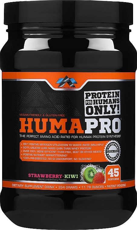 Suplement diety o smaku truskawki i kiwi - ALR Industries HumaPro Strawberry Kiwi — Zdjęcie N1