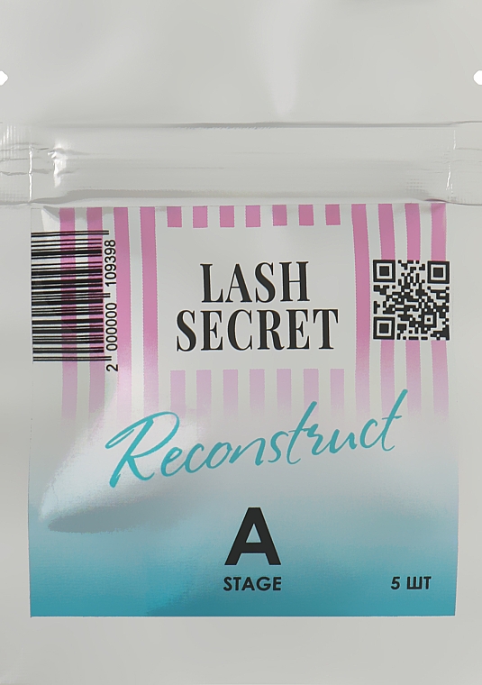 Zestaw do laminowania rzęs A - Lash Secret Stage A Restart — Zdjęcie N2