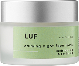 Kup Kojąca maseczka do twarzy na noc z ceramidami i prebiotykiem - Luff Calming Night Face Mask
