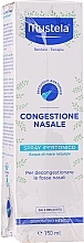 PRZECENA! Hipertoniczny spray na przekrwienie błony śluzowej nosa - Mustela Nasal Congestion Hipertonic Spray * — Zdjęcie N1