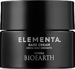 Nawilżający krem ​​do twarzy na bazie oliwy z oliwek - Bioearth Elementa Base Cream Hydra — Zdjęcie N1