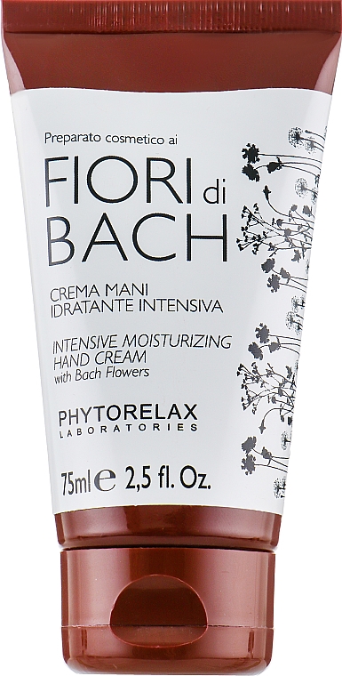 Nawilżający krem do rąk - Phytorelax Laboratories Bach Flowers Intensive Moisturizing Hand Cream — Zdjęcie N1