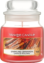 Świeca zapachowa w słoiku - Yankee Candle Sparkling Cinnamon — Zdjęcie N1