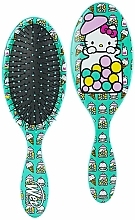 Kompaktowa szczotka do włosów, Hello Kitty, niebieska - Wet Brush Mini Detangler Hair Brush Hello Kitty Bubble Gum Blue — Zdjęcie N1