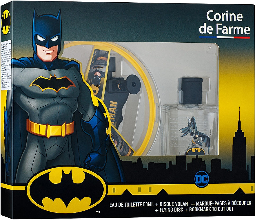 Corine De Farme Batman - Zestaw (edt 50 ml + accessories 1 pc) — Zdjęcie N1