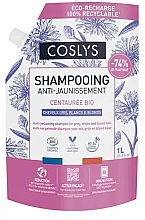 Kup Organiczny szampon przeciw zażółceniu, siwych i blond włosów - Coslys Anti-Yellowing Shampoo Grey & White Hair (uzupełnienie)