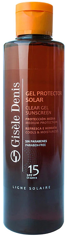 Żel z filtrem przeciwsłonecznym SPF 15 - Gisele Denis Clear Gel Sunscreen SPF 15 — Zdjęcie N1