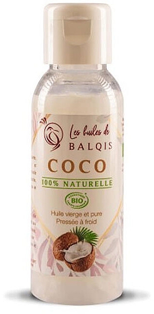 Organiczny olej kokosowy - Les Huiles De Balquis Coconut 100% Organic Virgin Oil — Zdjęcie N1